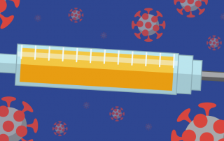 COVID-19 vaccine graphic