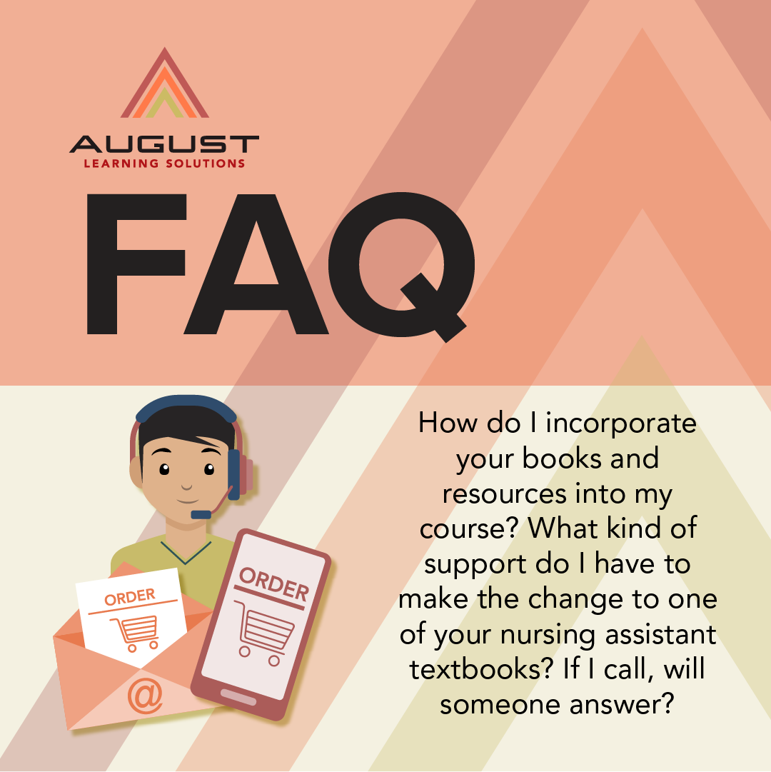 FAQ: How do I incorporate your books and resources into my course?